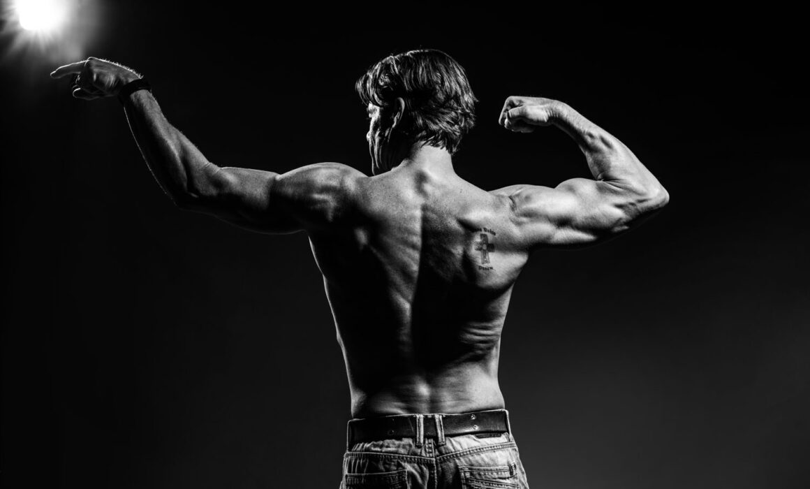 Male bodybuilding photography