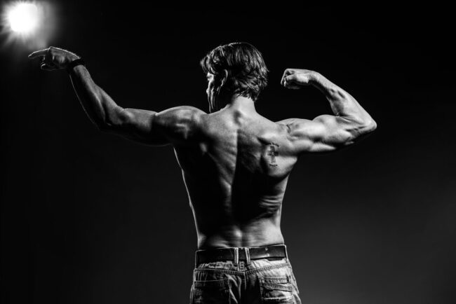 Male bodybuilding photography