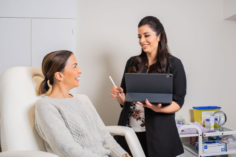 Injection clinic photography