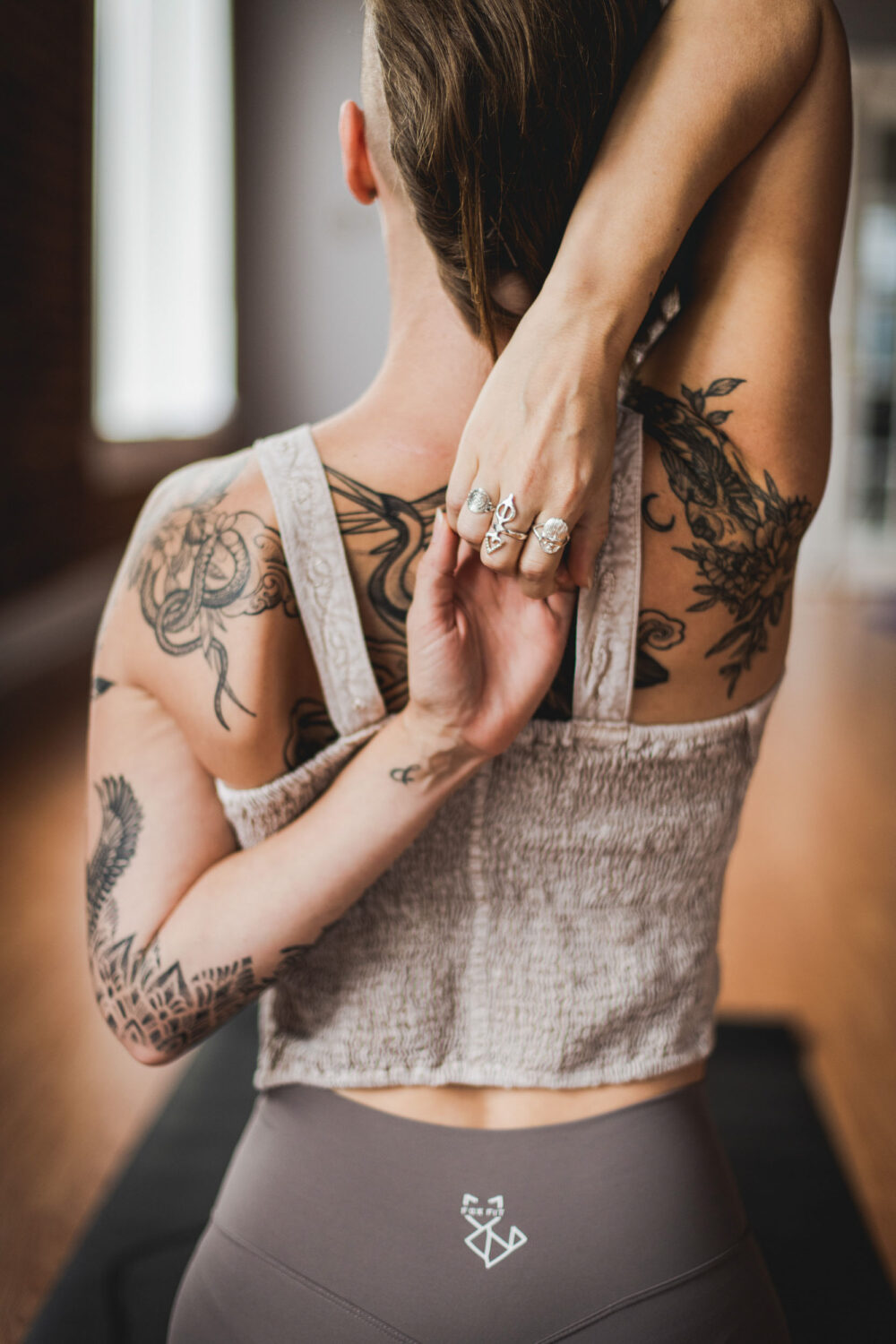 yoga branding photography