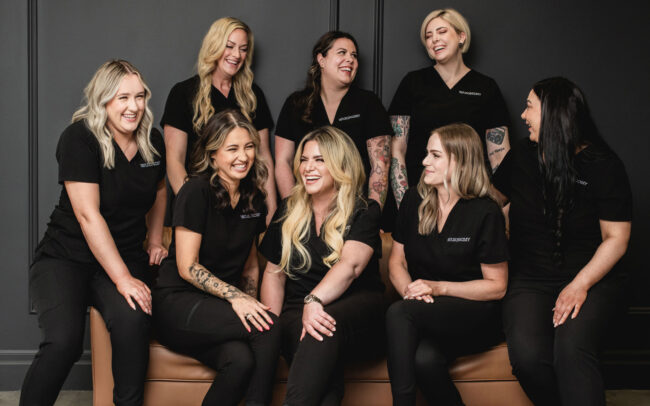 Clinic branding headshot photography waxonomy waterloo