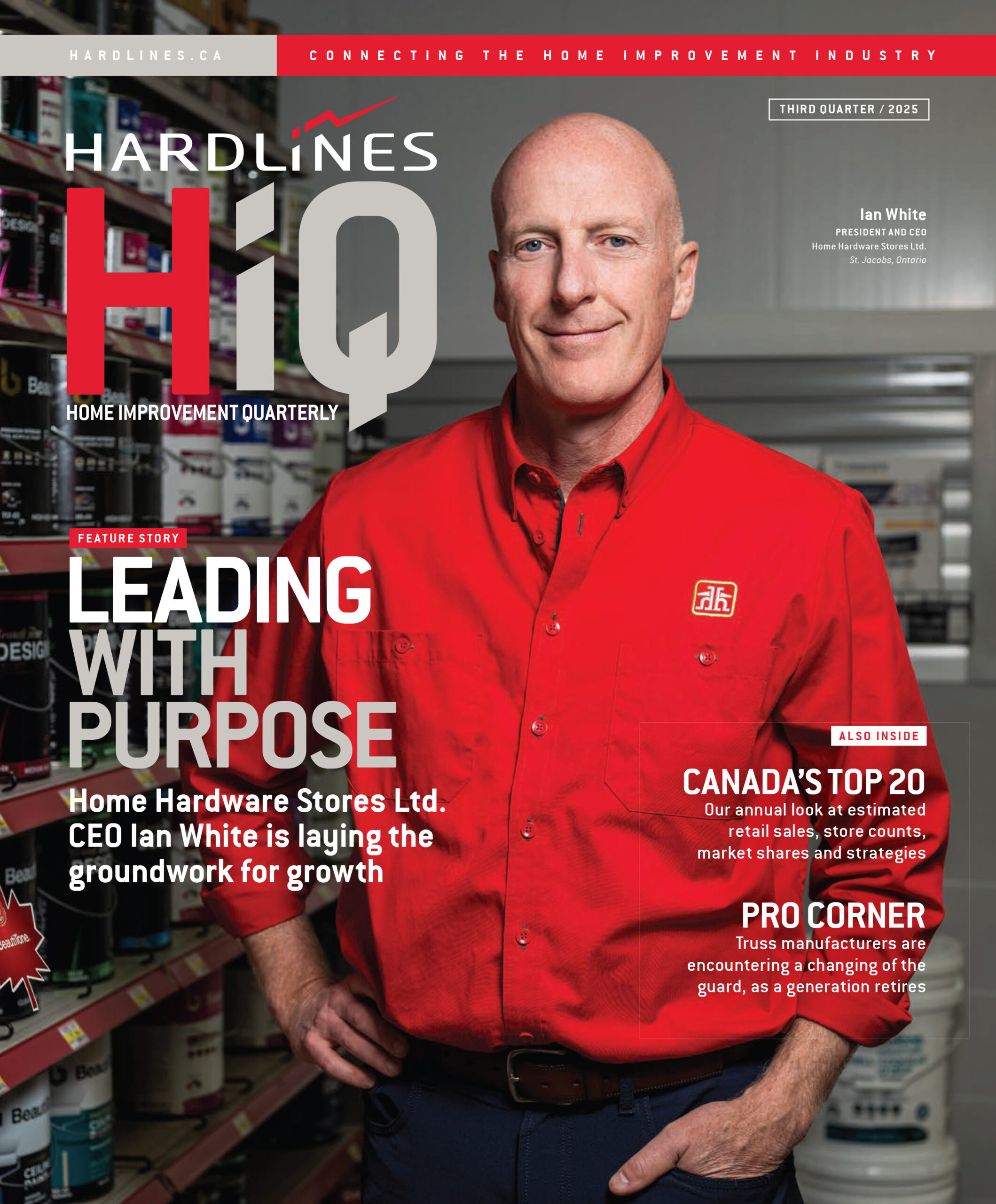 Trade magazine photographer Kitchener Ian White Home Hardware