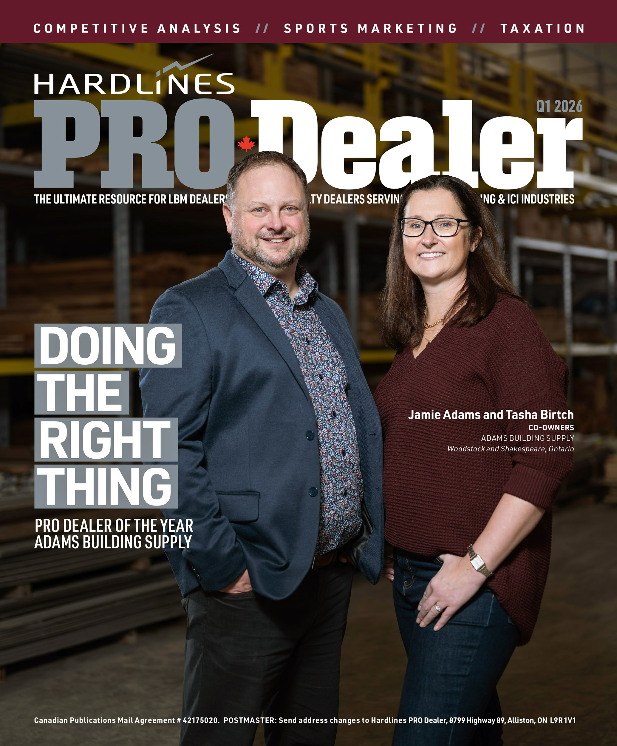 Trade Magazine Cover Photography Kitchener GTA