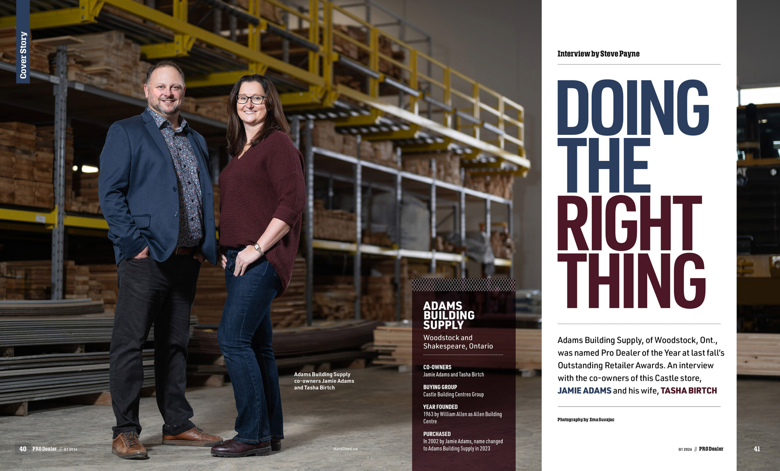 Trade Magazine Cover Photography Kitchener GTA