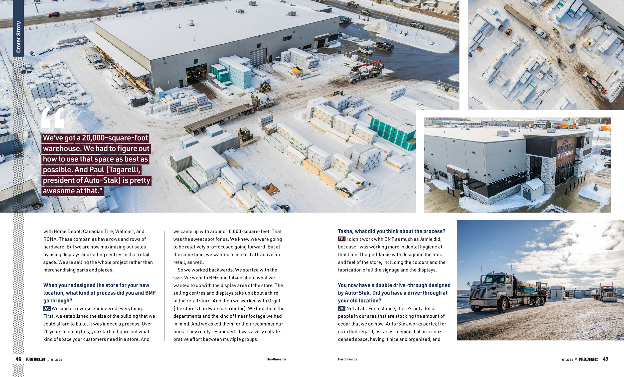 drone photography for trade magazines
